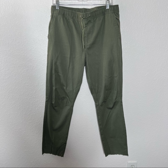 Empyre Pants Men Medium Army green Cut Off Hem Zumiez Olive Pants B20 - Picture 1 of 10